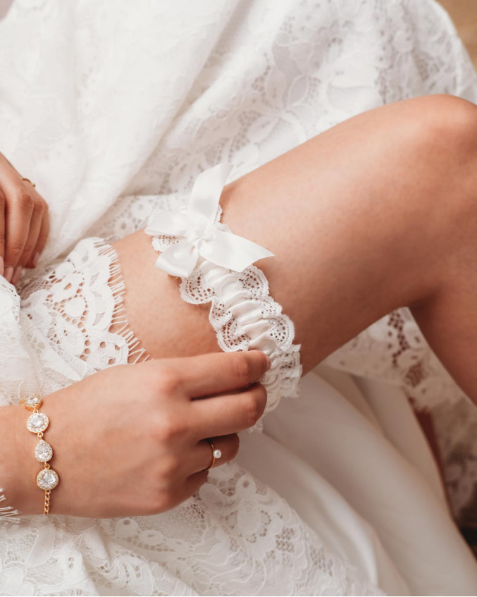 Likeur software huiselijk Kousenband voor de Bruid | Bruidsaccessoires | DRKS