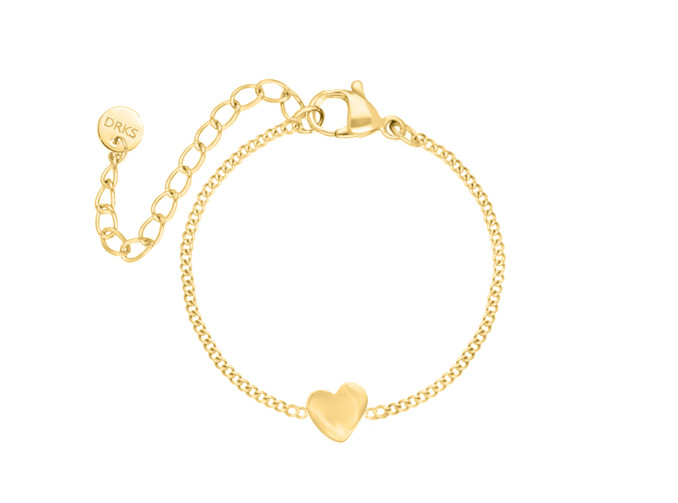 Armband Heart Goudkleurig