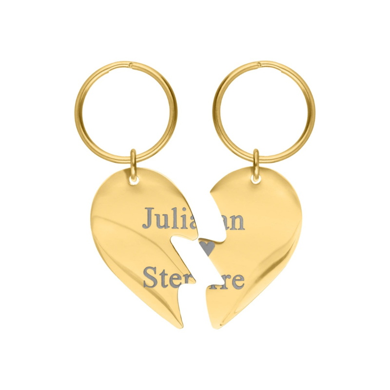 Gouden sleutelhanger los