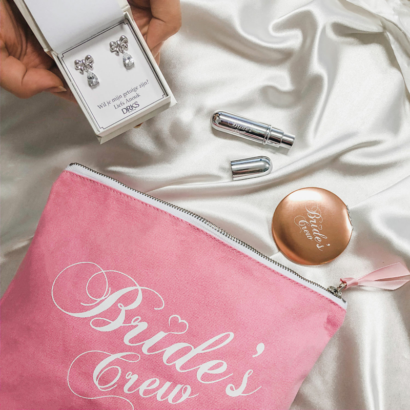 Mooie cadeauset voor de bride's crew om te shoppen