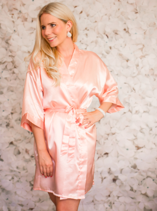 Kimono "Bride's Crew" Roze