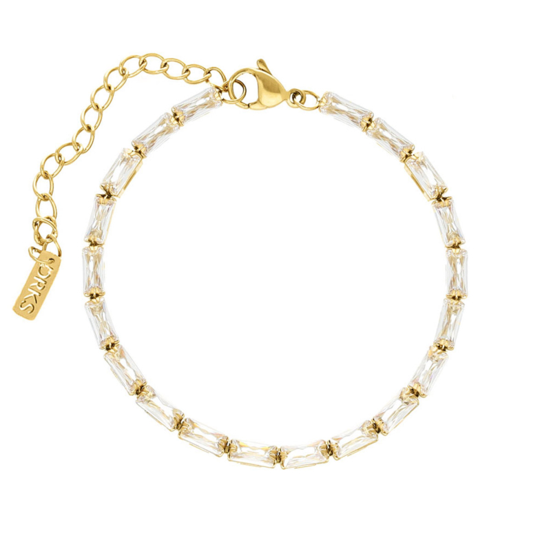 Luxury Tennis Armband Goldplated