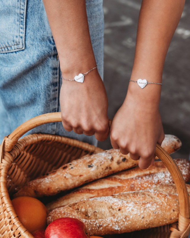 Graveerbare kinder armband love