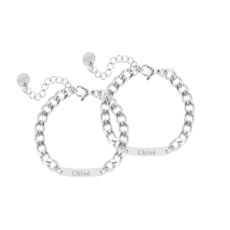 Moeder & Kind armband graveerbaar