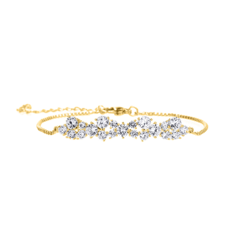 Sparkle armband goudkleurig