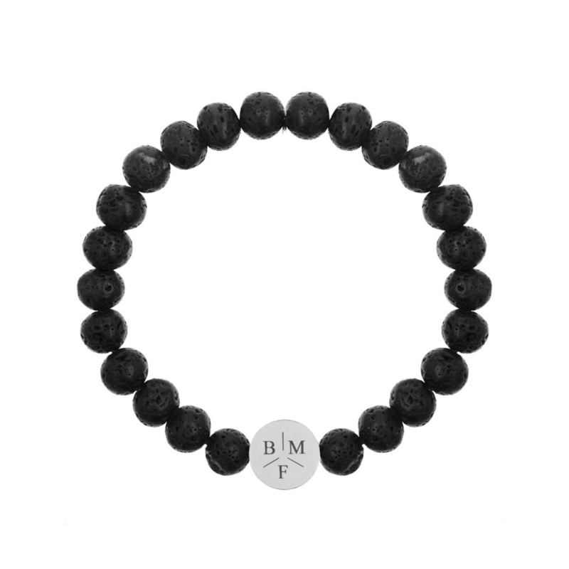 Heren armband 3 initialen 