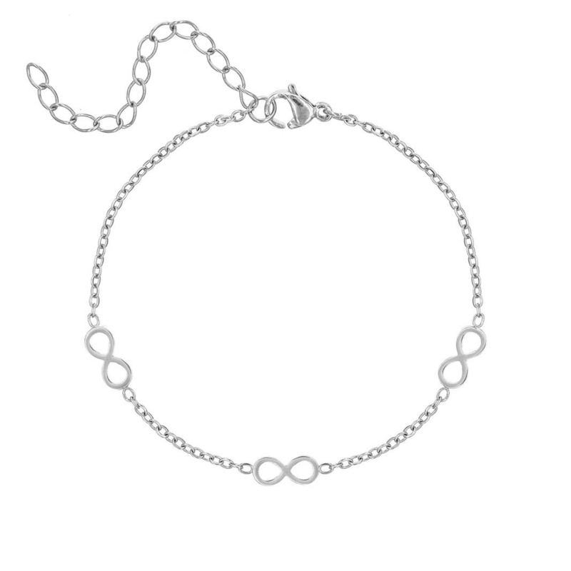 Kinder infinity armbandje Zilver