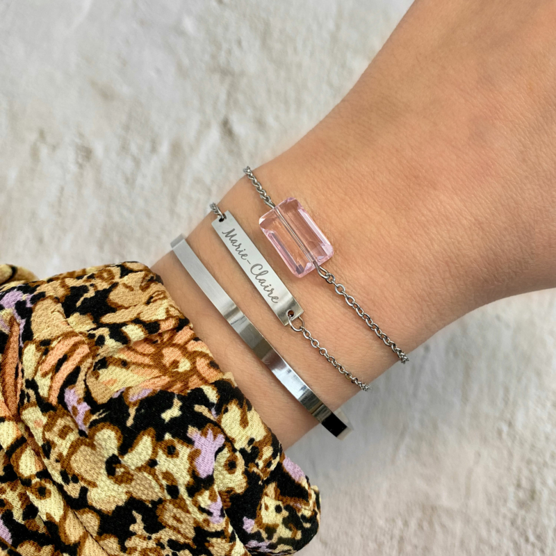 Mooie mix van armbandjes gemaakt van stainless steel