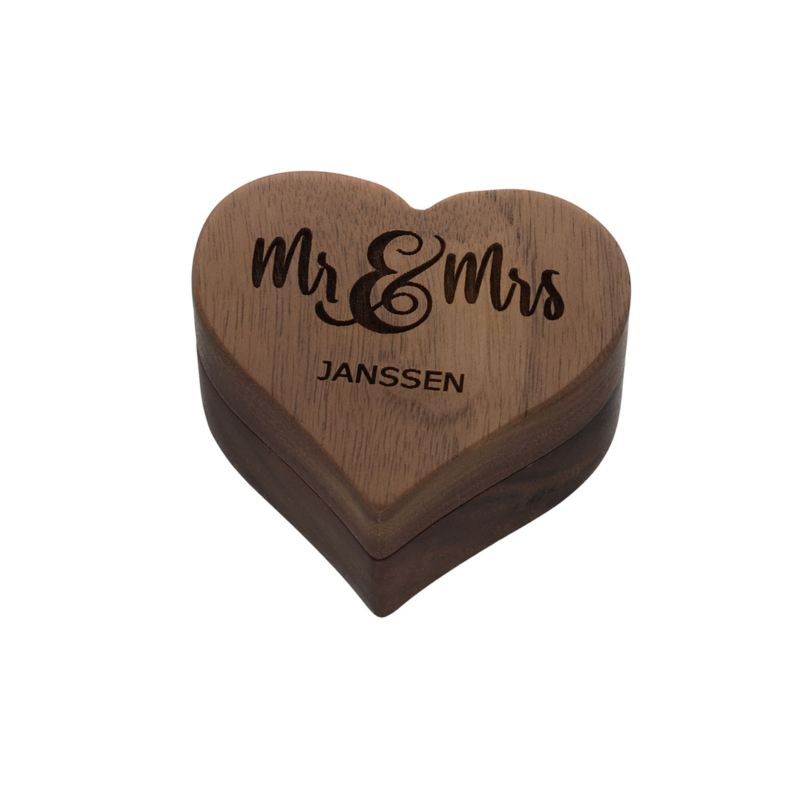 Ringendoosje Mr. & Mrs love couple