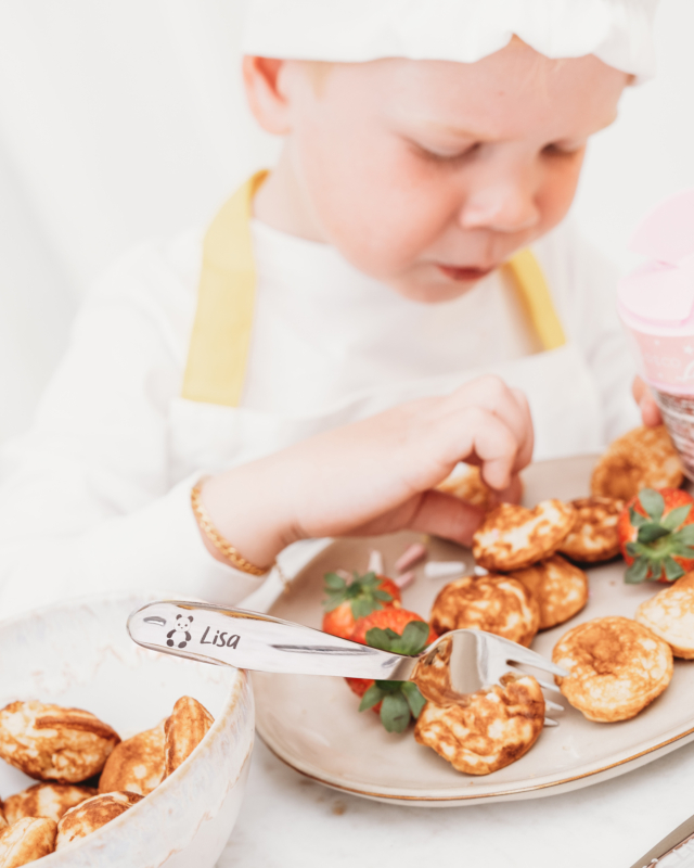 Kinderbestek met naam