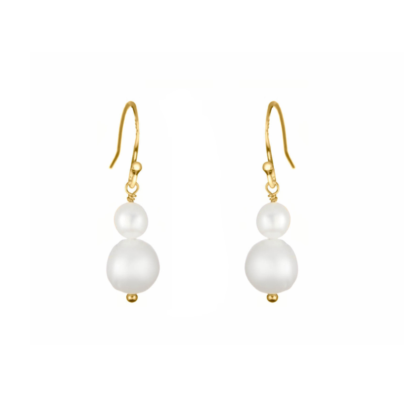 Jara Double Pearl Gold