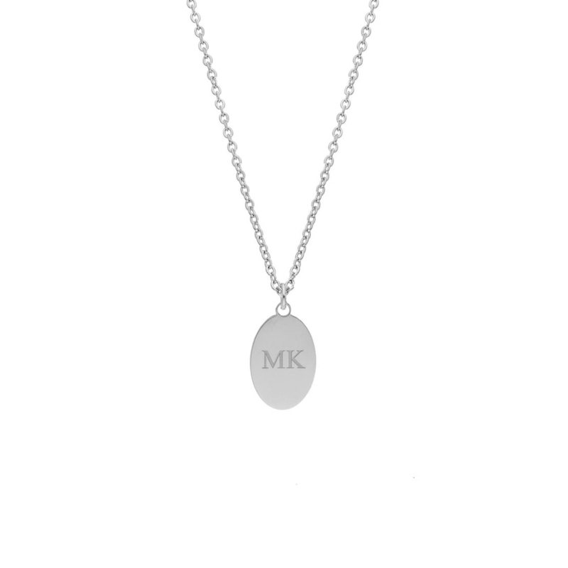 Ovale ketting met namen