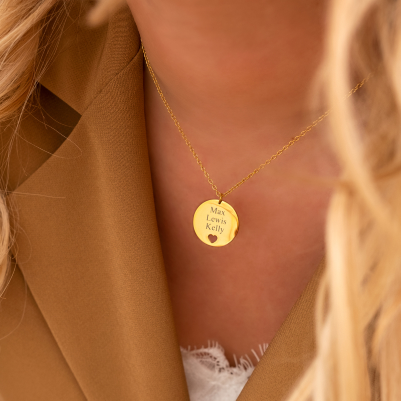 Gouden ketting met little hearts