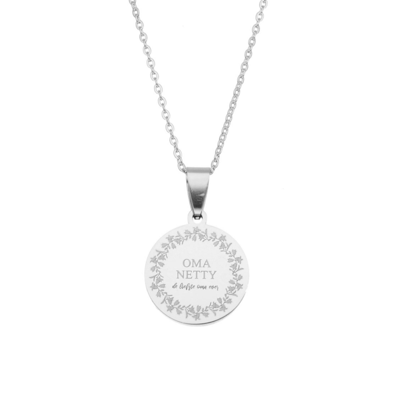 Naam ketting voor oma