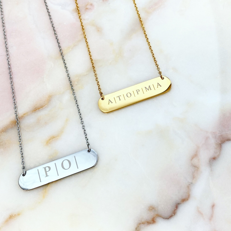 Mooie ketting met gravering voor een complete look