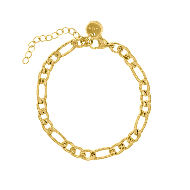 Schakelarmband Mixed Chain Goud Kleurig