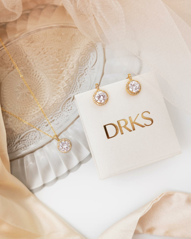 Gouden daily luxury ketting set