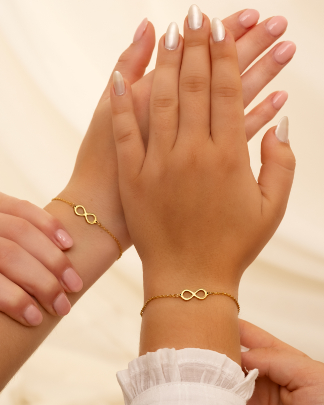 Infinity Armband Meisje Goud Kleurig