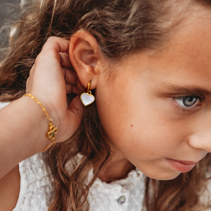 Klavertje vier armband meisje goud Kleurig