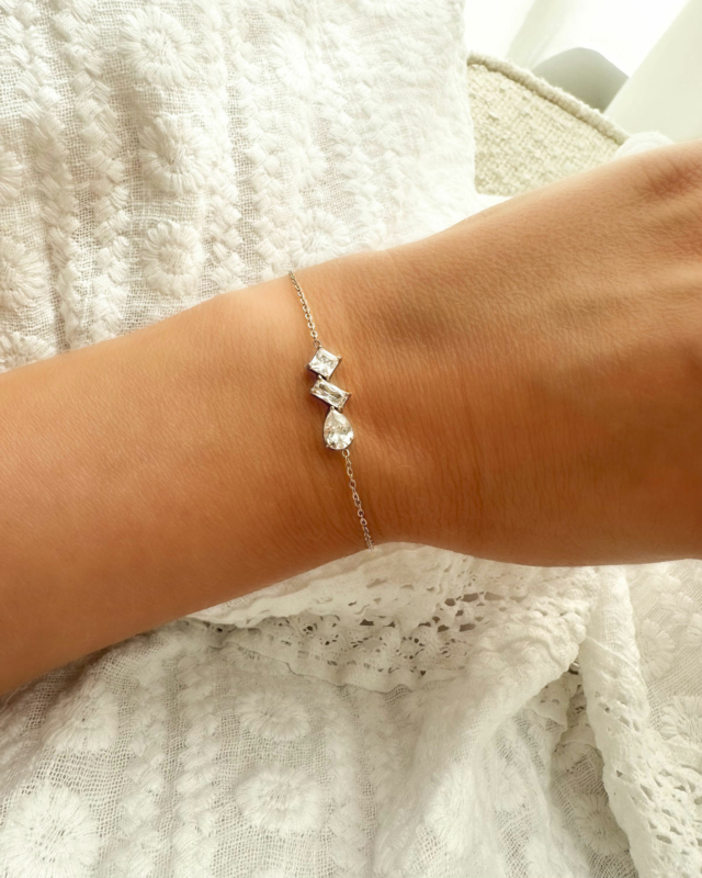 Luxe armband met steentjes