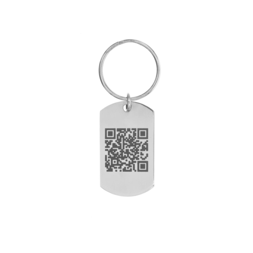 Sleutelhanger Met QR code