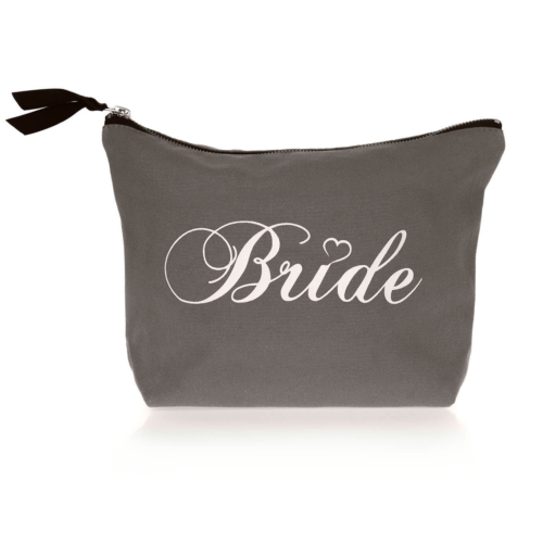 Bride grijs toilettas met bride print van DRKS