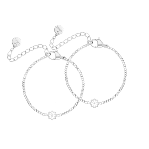 Moeder &amp; dochter flower armband