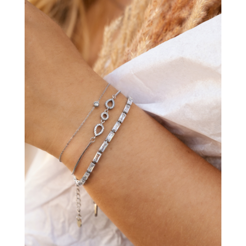 Minimalistische armband sterling zilver