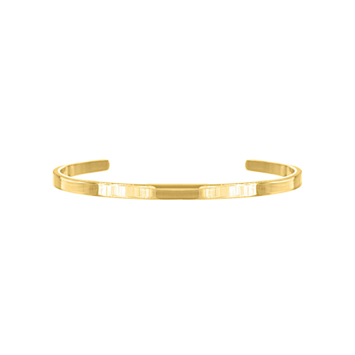 Smalle bangle open gold plated