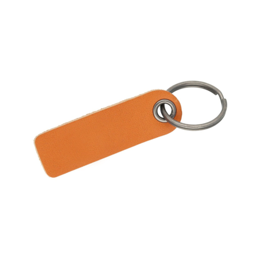 Leren sleutelhanger cognac