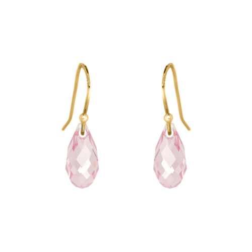 Roze oorbellen Swarovski