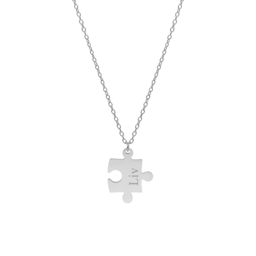 Puzzel ketting met gravering