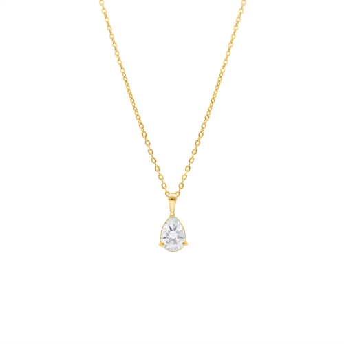 Ketting crystal drop goudkleurig