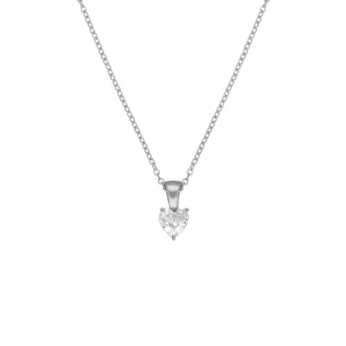 Ketting crystal heart