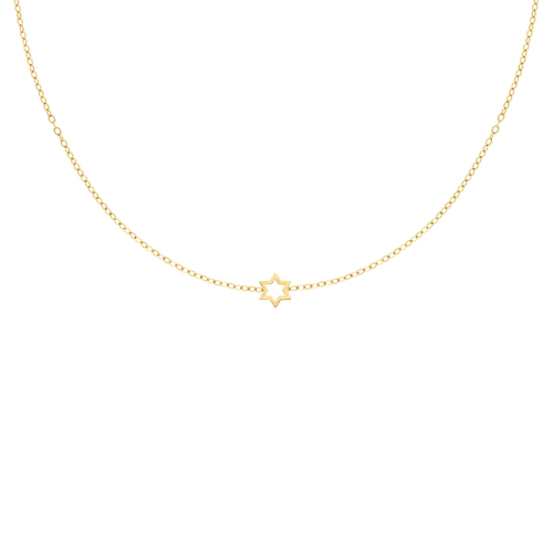 Star ketting goudkleurig