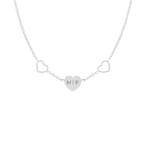 Initial ketting with triple love