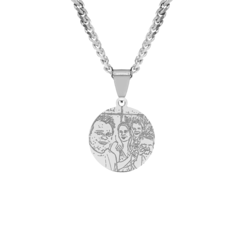 Heren ketting met foto