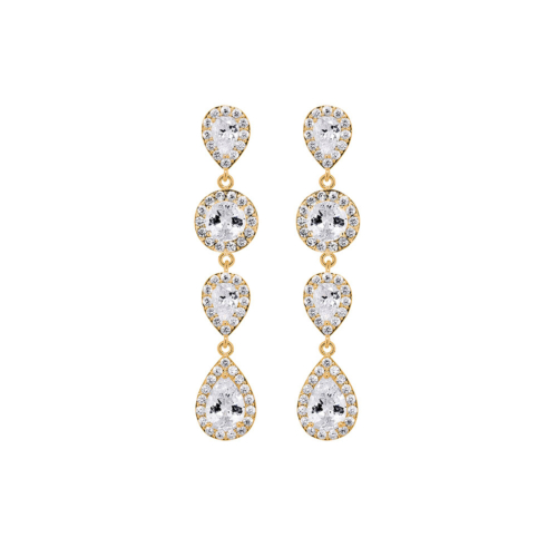 Daily Luxury Earrings XI Gold