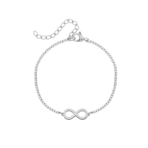 Infinity Armband Kind Zilver