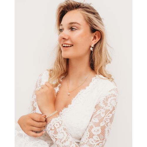 Bridal sieradenset goudkleurig