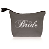 Bride grijs toilettas met bride print van DRKS