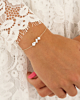 Armband met steentjes triple