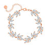 Rose ouden sparkle armband bruid