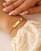 Gouden armband met gravering