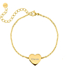 Graveerbare kinder armband love goud kleurig