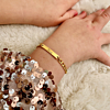 Ouder & kind armband graveerbaar kleur goud