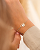 Graveerbare armband twin love