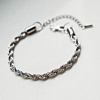 Schakelarmband heren twisted