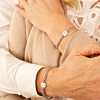 Couple schakelarmband graveerbaar