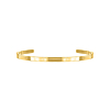 Smalle bangle open gold plated